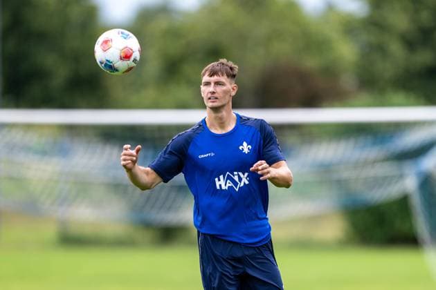 Bartosz Bialek (SV Darmstadt 98) beim Training, SV Darmstadt 98, Fussball, 2. Bundesliga, Trainingslager, 6. Tag, 15.07.2025. SV Darmstadt 98, Fussball, 2. Bundesliga, Trainingslager, 6. Tag, 15.07.2025. Bad Wörishofen