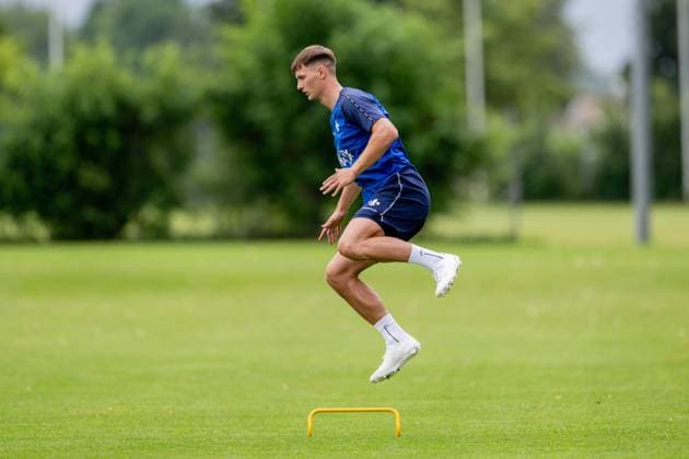 Bartosz Bialek (SV Darmstadt 98) beim Training, SV Darmstadt 98, Fussball, 2. Bundesliga, Trainingslager, 6. Tag, 15.07.2025. SV Darmstadt 98, Fussball, 2. Bundesliga, Trainingslager, 6. Tag, 15.07.2025. Bad Wörishofen