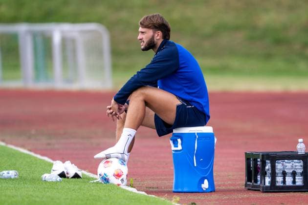 Killian Corredor (SV Darmstadt 98, 34) beim Training, SV Darmstadt 98, Fussball, 2. Bundesliga, Trainingslager, 6. Tag, 15.07.2025. SV Darmstadt 98, Fussball, 2. Bundesliga, Trainingslager, 6. Tag, 15.07.2025. Bad Wörishofen