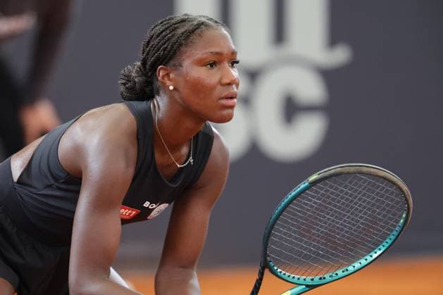 GER, Hamburg, xFSx, ATP250 Frauen-Tennistunier , MSC Hamburg Ladies Open 2025 , Round of 32 , 15.07.2025 v.l. Noma Noha Akugue (GER) Copyright: HMBxMedia FernandoxSoares