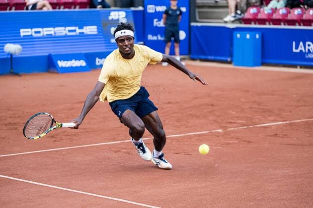 250715 Elias Ymer of Sweden during day 3 of the Nordea Open on July 15, 2025 in Bastad. Photo: Niclas Jönsson BILDBYRAN COP 273 NO0351 tennis ATP, Tennis Herren 250 nordea open bbeng Copyright: NICLASxJÖNSSON BB250715NO014