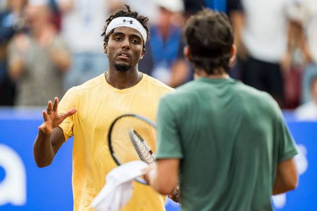 250715 Elias Ymer of Sweden after day 3 of the Nordea Open on July 15, 2025 in Bastad. Photo: Niclas Jönsson BILDBYRAN COP 273 NO0351 tennis ATP, Tennis Herren 250 nordea open bbeng Copyright: NICLASxJÖNSSON BB250715NO027