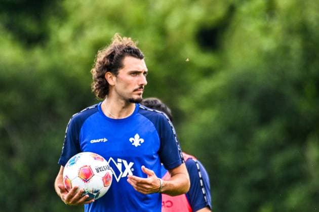 GER, 2. BL, SV Darmstadt 98, Trainingslager in Bad Wörishofen 15.07.2025, Stadion Am Unteren Hart, Bad Wörishofen, GER, 2. BL, SV Darmstadt 98, Trainingslager in Bad Wörishofen, im Bild Fraser Hornby (Darmstadt, 9)