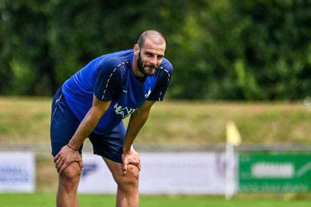 GER, 2. BL, SV Darmstadt 98, Trainingslager in Bad Wörishofen 15.07.2025, Stadion Am Unteren Hart, Bad Wörishofen, GER, 2. BL, SV Darmstadt 98, Trainingslager in Bad Wörishofen, im Bild Aleksandar Vukotic (Darmstadt, 20)