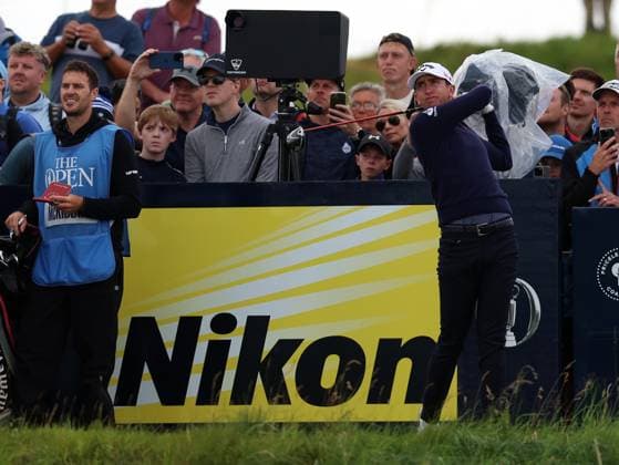 15th July 2025; Royal Portrush Golf Club, Portrush, County Antrim, Northern Ireland; The Open Golf Championship Practice Day 3; Tom McKibbin (NIR) plays from the tee at the 14th hole  ActionPlus12814062 DavidxBlunsden