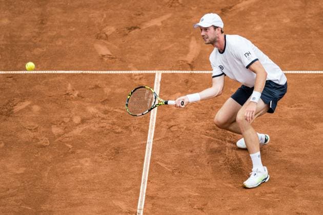 250715 Botic van de Zandschulp of Netherlands during day 3 of the Nordea Open on July 15, 2025 in Bastad. Photo: Niclas Jönsson BILDBYRAN COP 273 NO0351 tennis ATP, Tennis Herren 250 nordea open bbeng Copyright: NICLASxJÖNSSON BB250715NO038