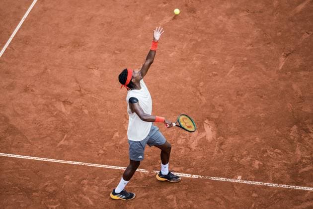 250715 Mikael Ymer of Sweden and during day 3 of the Nordea Open on July 15, 2025 in Bastad. Photo: Niclas Jönsson BILDBYRAN COP 273 NO0351 tennis ATP, Tennis Herren 250 nordea open bbeng Copyright: NICLASxJÖNSSON BB250715NO041