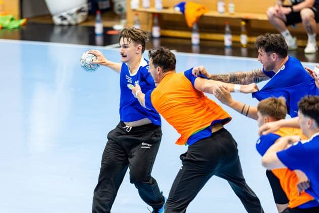 15.07.2025, GER, Handball, Maenner, Saison 25 26, 1.Daikin Handball Bundesliga, ThSV Eisenach öffentlich Training Felix Aellen (ThSV Eisenach) 99817 Eisenach Werner-Assmann-Halle Am Sportp Thueringen Deutschland