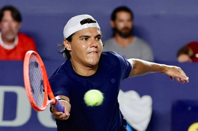 LOS CABOS TENNIS OPEN 2025 LOS CABOS TENNIS OPEN 2025 LOS CABOS TENNIS OPEN 2025 DANIEL VS HERNANDEZ 14072025 LOS CABOS, BAJA CALIFORNIA, MEXICO. Photo of Alejandro Hernandez of Mexico, during Los Cabos Tennis Open 2025 held at the Mextenis Stadium of the Cabo Sports Complex of Los Cabos, Baja California. Foto de Alejandro Hernandez de Mexico, durante Los Cabos Tennis Open 2025 celebrado en el Estadio Mextenis del Cabo Sports Complex de Los Cabos, Baja California. PHOTO BY IMAGENSHOP AGENCIA DE FOTOGRAFIA LOS CABOS BAJA CALIFORNIA MEXICO Copyright: xIMAGENSHOPxAGENCIAxFOTOGRAFICAx