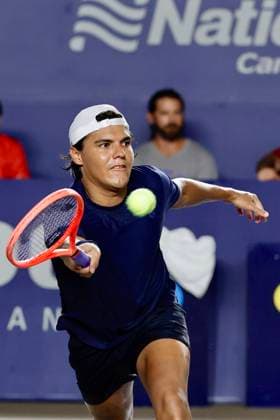 LOS CABOS TENNIS OPEN 2025 LOS CABOS TENNIS OPEN 2025 LOS CABOS TENNIS OPEN 2025 DANIEL VS HERNANDEZ 14072025 LOS CABOS, BAJA CALIFORNIA, MEXICO. Photo of Alejandro Hernandez of Mexico, during Los Cabos Tennis Open 2025 held at the Mextenis Stadium of the Cabo Sports Complex of Los Cabos, Baja California. Foto de Alejandro Hernandez de Mexico, durante Los Cabos Tennis Open 2025 celebrado en el Estadio Mextenis del Cabo Sports Complex de Los Cabos, Baja California. PHOTO BY IMAGENSHOP AGENCIA DE FOTOGRAFIA LOS CABOS BAJA CALIFORNIA MEXICO Copyright: xIMAGENSHOPxAGENCIAxFOTOGRAFICAx