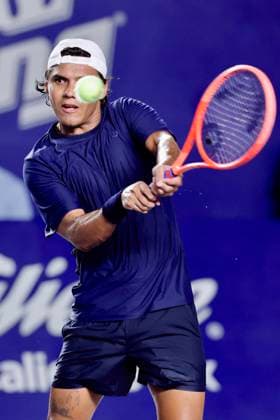 LOS CABOS TENNIS OPEN 2025 LOS CABOS TENNIS OPEN 2025 LOS CABOS TENNIS OPEN 2025 DANIEL VS HERNANDEZ 14072025 LOS CABOS, BAJA CALIFORNIA, MEXICO. Photo of Alejandro Hernandez of Mexico, during Los Cabos Tennis Open 2025 held at the Mextenis Stadium of the Cabo Sports Complex of Los Cabos, Baja California. Foto de Alejandro Hernandez de Mexico, durante Los Cabos Tennis Open 2025 celebrado en el Estadio Mextenis del Cabo Sports Complex de Los Cabos, Baja California. PHOTO BY IMAGENSHOP AGENCIA DE FOTOGRAFIA LOS CABOS BAJA CALIFORNIA MEXICO Copyright: xIMAGENSHOPxAGENCIAxFOTOGRAFICAx