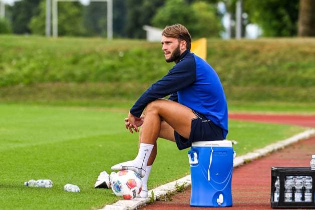 GER, 2. BL, SV Darmstadt 98, Trainingslager in Bad Wörishofen 15.07.2025, Stadion Am Unteren Hart, Bad Wörishofen, GER, 2. BL, SV Darmstadt 98, Trainingslager in Bad Wörishofen, im Bild Killian Corredor (Darmstadt, 34)