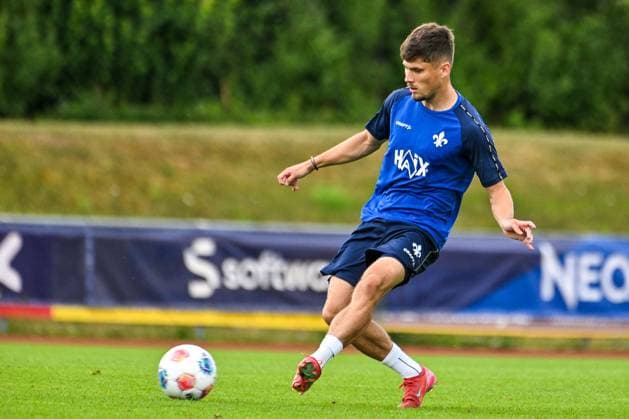 GER, 2. BL, SV Darmstadt 98, Trainingslager in Bad Wörishofen 15.07.2025, Stadion Am Unteren Hart, Bad Wörishofen, GER, 2. BL, SV Darmstadt 98, Trainingslager in Bad Wörishofen, im Bild Leon Klassen (Darmstadt, 3)
