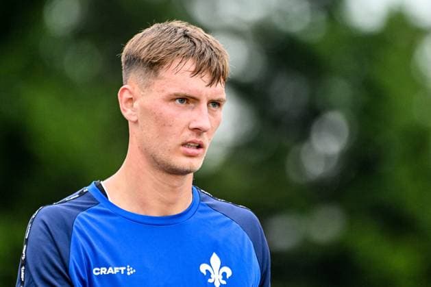 GER, 2. BL, SV Darmstadt 98, Trainingslager in Bad Wörishofen 15.07.2025, Stadion Am Unteren Hart, Bad Wörishofen, GER, 2. BL, SV Darmstadt 98, Trainingslager in Bad Wörishofen, im Bild Bartosz Bialek (Darmstadt, 27)