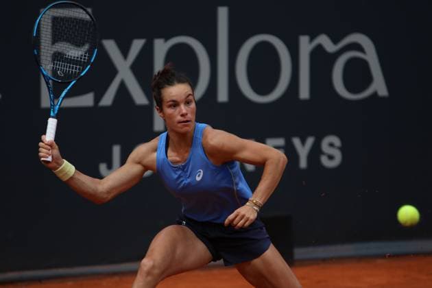 MSC Hamburg Ladies Open, WTA, Tennis Damen 250er-Turnier am Hamburger Rothenbaum, 1. Runde: Lois Boisson (Frankreich).