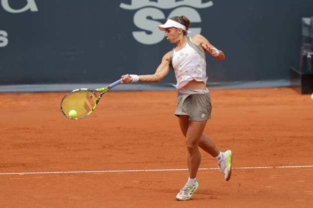 GER, Hamburg, xFSx, ATP250 Frauen-Tennistunier , MSC Hamburg Ladies Open 2025 , Round of 32 , Sechzehntelfinale ,15.07.2025 v.l. Julia Grabher (AUT) spiel eine Vorhand Copyright: HMBxMedia FernandoxSoares