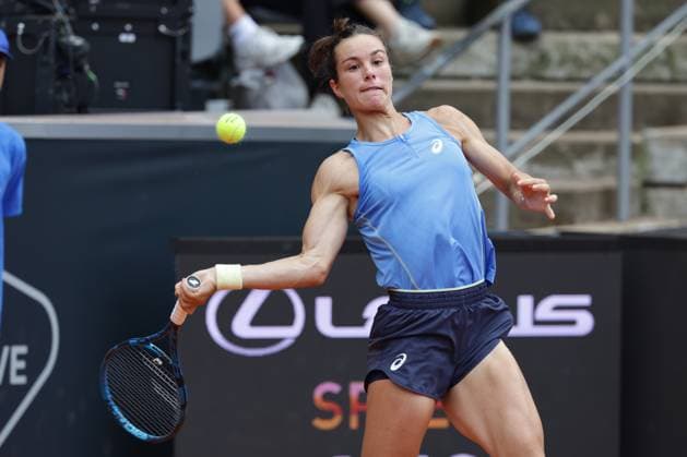 GER, Hamburg, xFSx, ATP250 Frauen-Tennistunier , MSC Hamburg Ladies Open 2025 , Round of 32 , Sechzehntelfinale ,15.07.2025 v.l. Lois Boisson (FRA) spiel eine Vorhand Copyright: HMBxMedia FernandoxSoares
