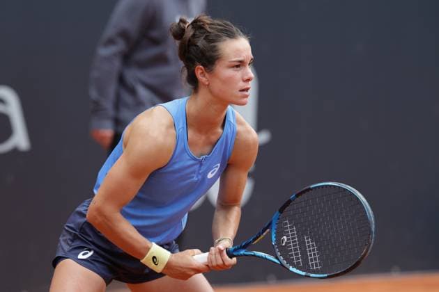 GER, Hamburg, xFSx, ATP250 Frauen-Tennistunier , MSC Hamburg Ladies Open 2025 , Round of 32 , Sechzehntelfinale ,15.07.2025 v.l. Lois Boisson (FRA) Wartet auf den Aufschlag Copyright: HMBxMedia FernandoxSoares