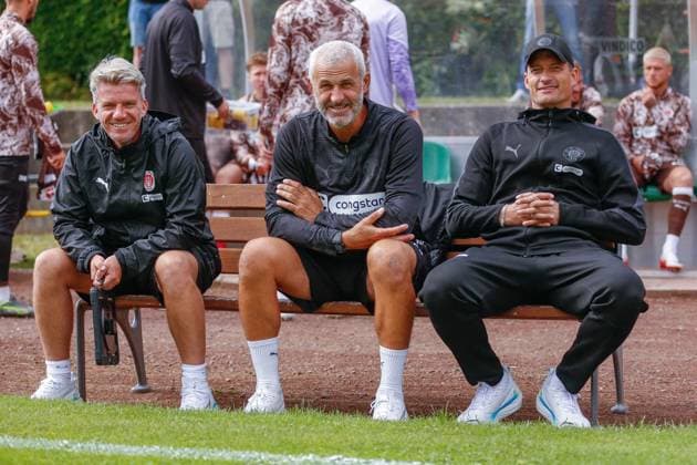 Co-Trainer Thomas Risch Co-Trainer Peter Nemeth Trainer Alexander Blessin ( Pauli ) Deutschland , Malente , Uwe Seeler Fußball Park , Fussball , 1. Bundesliga , Testspiel , Silkeborg IF - FC St Pauli *** Co Coach Thomas Risch Co Coach Peter Nemeth Coach Alexander Blessin Pauli Germany , Malente , Uwe Seeler Football Park , Football , 1 Bundesliga , Test match , Silkeborg IF FC St Pauli