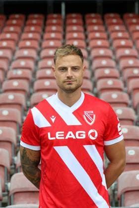 Timmy Thiele; FC Energie Cottbus; 3.Liga, Porträttermin 2025 2026 Fussball 3. Liga 2025 2026 Offizieller Portraitermin FC Energie Cottbus