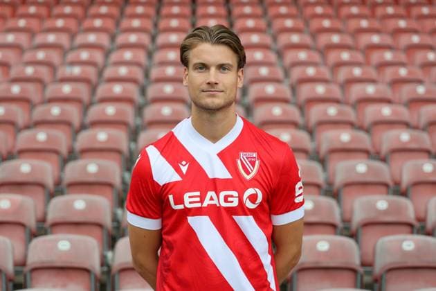 Moritz Hannemann; FC Energie Cottbus; 3.Liga, Porträttermin 2025 2026 Fussball 3. Liga 2025 2026 Offizieller Portraitermin FC Energie Cottbus