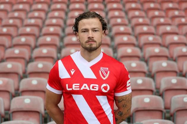 Henry Rorig; FC Energie Cottbus; 3.Liga, Porträttermin 2025 2026 Fussball 3. Liga 2025 2026 Offizieller Portraitermin FC Energie Cottbus
