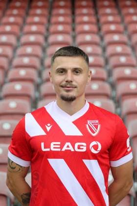 Erik Engelhardt; FC Energie Cottbus; 3.Liga, Porträttermin 2025 2026 Fussball 3. Liga 2025 2026 Offizieller Portraitermin FC Energie Cottbus