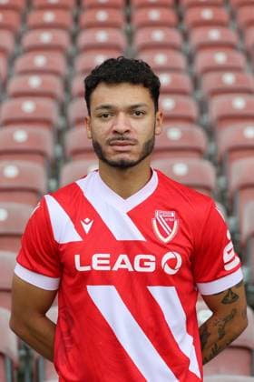 Theo Ogbidi; FC Energie Cottbus; 3.Liga, Porträttermin 2025 2026 Fussball 3. Liga 2025 2026 Offizieller Portraitermin FC Energie Cottbus