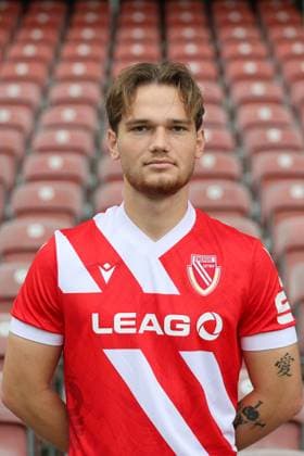 Janis Juckel; FC Energie Cottbus; 3.Liga, Porträttermin 2025 2026 Fussball 3. Liga 2025 2026 Offizieller Portraitermin FC Energie Cottbus