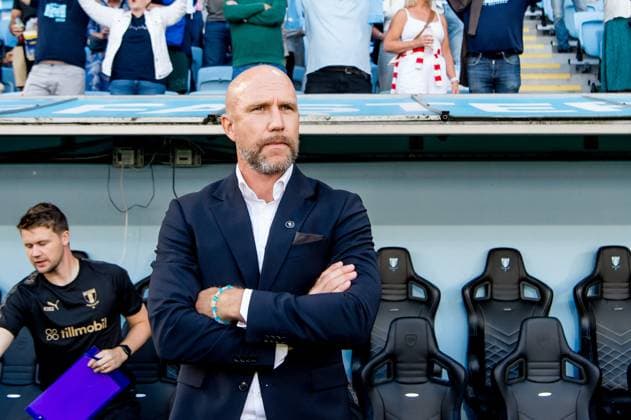250715 Head coach Henrik Rydström of Malmö FF ahead of the UEFA Champions League qualifier football match between Malmö FF and FC Iberia 1999 on July 15, 2025 in Malmö. Photo: Christian Örnberg BILDBYRAN COP 166 CO0587 fotboll football soccer fotball uefa champions league gualifiers champions league malmö ff fc iberia bbeng bbauto Copyright: CHRISTIANxÖRNBERG BB250715CO016