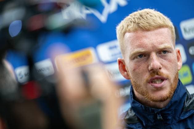 Kai Klefisch (SV Darmstadt 98, 17) spricht in einer Medienrunde, SV Darmstadt 98, Fussball, 2. Bundesliga, Trainingslager, 6. Tag, 15.07.2025. SV Darmstadt 98, Fussball, 2. Bundesliga, Trainingslager, 6. Tag, 15.07.2025. Bad Wörishofen