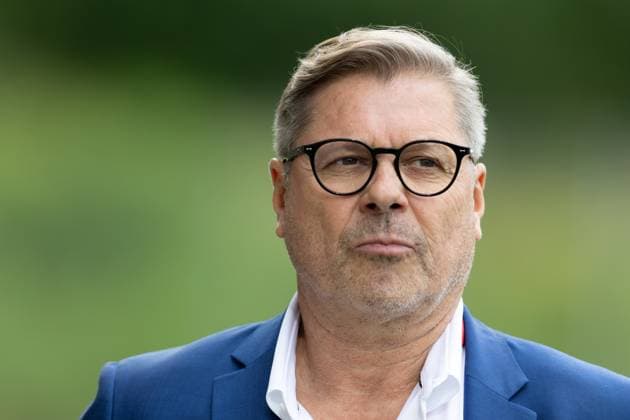 Fabrizio Bei (Präsident FC Differdingen) 15.07.2025 Fussball Champions League Qualifikation, 1. Runde, Rückspiel, Saison 2025-2026 15.07.2025 FC Differdingen 03 (LUX) - FC Drita (XKX) (Differdange) Stade Municipal de la Ville de Differdange, Differdingen