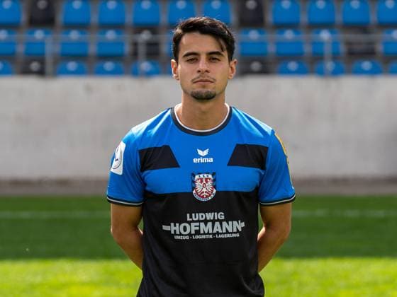 15.07.2025, xhfmx, Fussball Regionalliga Suedwest, FSV Frankfurt - Fototermin Saison 2025 26 Ismail Harnafi (FSV Frankfurt) (DFL DFB REGULATIONS PROHIBIT ANY USE OF PHOTOGRAPHS as IMAGE SEQUENCES and or QUASI-VIDEO) Frankfurt am Main