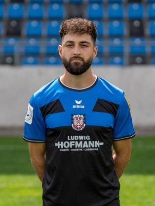 15.07.2025, xhfmx, Fussball Regionalliga Suedwest, FSV Frankfurt - Fototermin Saison 2025 26 Hassan Mourad (FSV Frankfurt) (DFL DFB REGULATIONS PROHIBIT ANY USE OF PHOTOGRAPHS as IMAGE SEQUENCES and or QUASI-VIDEO) Frankfurt am Main