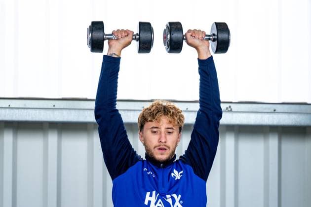 Luca Marseiler (SV Darmstadt 98, 08) beim Training, SV Darmstadt 98, Fussball, 2. Bundesliga, Trainingslager, 6. Tag, 15.07.2025. SV Darmstadt 98, Fussball, 2. Bundesliga, Trainingslager, 6. Tag, 15.07.2025. Bad Wörishofen