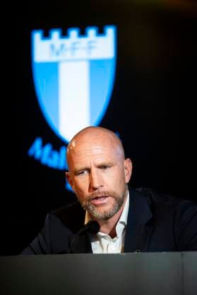 250715 Head coach Henrik Rydström of Malmö FF during a press conference, PK, Pressekonferenz after the UEFA Champions League qualifier football match between Malmö FF and FC Iberia 1999 on July 15, 2025 in Malmö. Photo: Christian Örnberg BILDBYRAN COP 166 CO0587 fotboll football soccer fotball uefa champions league gualifiers champions league malmö ff fc iberia bbeng Copyright: CHRISTIANxÖRNBERG BB250715CO090