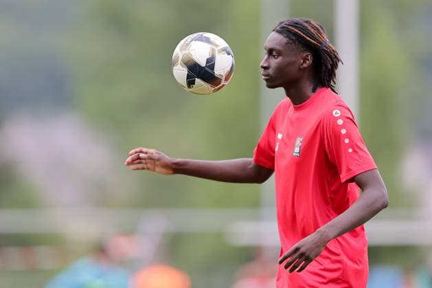 Fonseca Mendes (Differdange 26) 15.07.2025 Fussball Champions League Qualifikation, 1. Runde, Rückspiel, Saison 2025-2026 15.07.2025 FC Differdingen 03 (LUX) - FC Drita (XKX) (Differdange) Stade Municipal de la Ville de Differdange, Differdingen