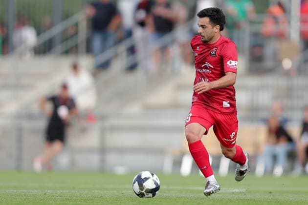 Rafael Rafa Pereira Pinto (Differdange 20) 15.07.2025 Fussball Champions League Qualifikation, 1. Runde, Rückspiel, Saison 2025-2026 15.07.2025 FC Differdingen 03 (LUX) - FC Drita (XKX) (Differdange) Stade Municipal de la Ville de Differdange, Differdingen