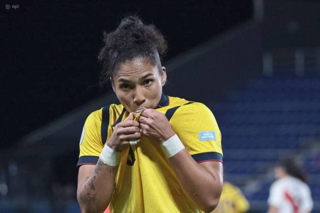 COPA AMERICA FEMENINA ECUADOR VS PERU 15 de julio del 2025 Encuentro entre Ecuador VS Peru por Copa AmÃ rica Femenina en el estadio Banco Guayaquil. QUITO PICHINCHA ECUADOR Copyright: xHENRYxLAPOx