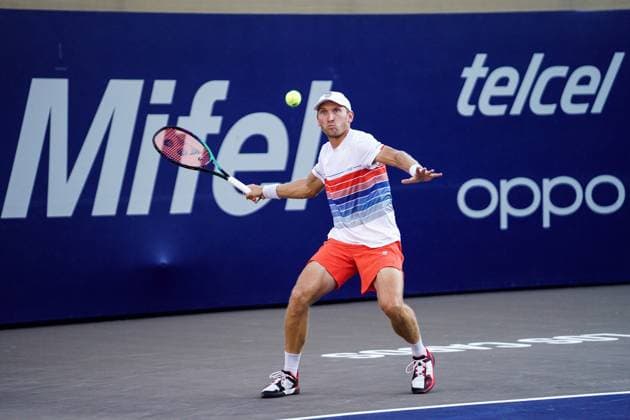 LOS CABOS TENNIS OPEN 2025 LOS CABOS TENNIS OPEN 2025 ALTMAIER VS KRUEGER 15072025 LOS CABOS, BAJA CALIFORNIA, MEXICO. Photo of Mitchell Krueger of the USA, during Los Cabos Tennis Open 2025 held at the Grand Stand of the Cabo Sports Complex of Los Cabos, Baja California. Foto de Mitchell Krueger de Estados Unidos, durante Los Cabos Tennis Open 2025 celebrado en el Grand Stand del Cabo Sports Complex de Los Cabos, Baja California. PHOTO BY IMAGENSHOP AGENCIA DE FOTOGRAFIA LOS CABOS BAJA CALIFORNIA MEXICO Copyright: xIMAGENSHOPxAGENCIAxFOTOGRAFICAx
