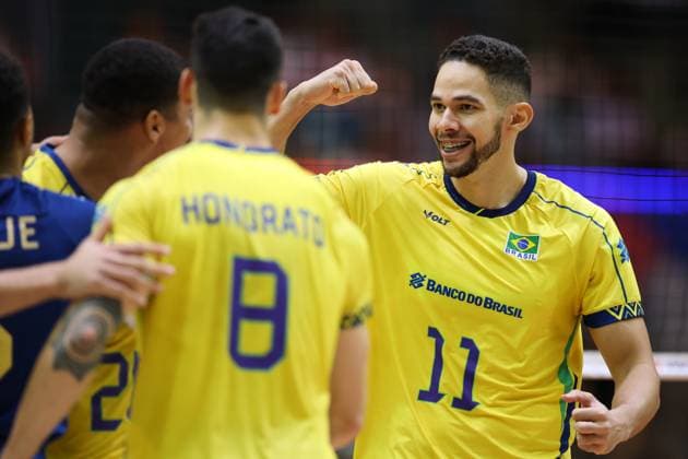 Judson Amabel Nunes da Cunha Jr (BRA), JULY 16, 2025 - Volleyball : FIVB Volleyball Nations League 2025 Men s Preliminary Round match between Argentina - Brazil at Chiba Port Arena, Chiba, Japan. Noxthirdxpartyxsales  aflo_297838785