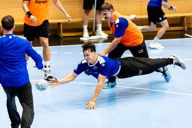 15.07.2025, GER, Handball, Maenner, Saison 25 26, 1.Daikin Handball Bundesliga, ThSV Eisenach öffentliches Training Tillman Leu (ThSV Eisenach,99) 99817 Eisenach Werner-Assmann-Halle Am Sportp Thueringen Deutschland