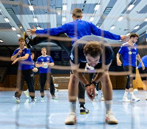 15.07.2025, GER, Handball, Maenner, Saison 25 26, 1.Daikin Handball Bundesliga, ThSV Eisenach öffentliches Training Felix Aellen (ThSV Eisenach,22) 99817 Eisenach Werner-Assmann-Halle Am Sportp Thueringen Deutschland