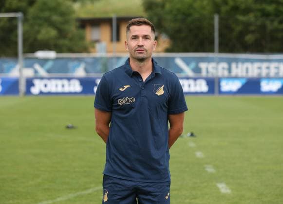 Athletik- und Rehatrainer Johannes Engert (TSG Hoffeheim II) . TSG Hoffenheim 2 U23 Porträttermin 2025 2026 . Zuzenhausen, GER, 15.07.2025 ,Fussball 3. Liga 2025 2026 .
