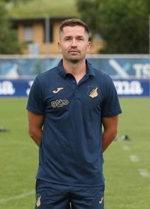 Athletik- und Rehatrainer Johannes Engert (TSG Hoffeheim II) . TSG Hoffenheim 2 U23 Porträttermin 2025 2026 . Zuzenhausen, GER, 15.07.2025 ,Fussball 3. Liga 2025 2026 .