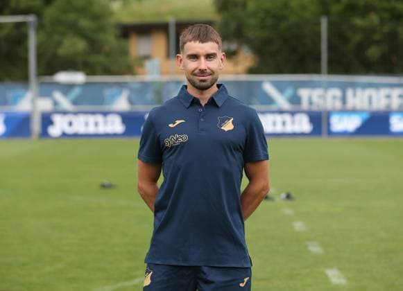 Physiotherapeut Tobias Dipoli Wieser (TSG Hoffeheim II) . TSG Hoffenheim 2 U23 Porträttermin 2025 2026 . Zuzenhausen, GER, 15.07.2025 ,Fussball 3. Liga 2025 2026 .