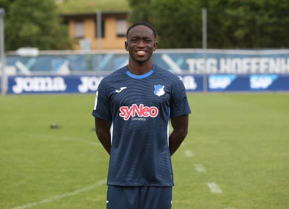 Denis Donkor (TSG Hoffeheim II) . TSG Hoffenheim 2 U23 Porträttermin 2025 2026 . Zuzenhausen, GER, 15.07.2025 ,Fussball 3. Liga 2025 2026 .
