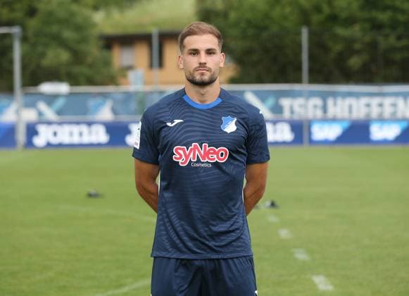 Luka Duric (TSG Hoffeheim II) . TSG Hoffenheim 2 U23 Porträttermin 2025 2026 . Zuzenhausen, GER, 15.07.2025 ,Fussball 3. Liga 2025 2026 .