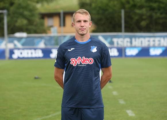 Valentin Lässig (TSG Hoffeheim II) . TSG Hoffenheim 2 U23 Porträttermin 2025 2026 . Zuzenhausen, GER, 15.07.2025 ,Fussball 3. Liga 2025 2026 .