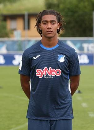 Melvin Onos (TSG Hoffeheim II) . TSG Hoffenheim 2 U23 Porträttermin 2025 2026 . Zuzenhausen, GER, 15.07.2025 ,Fussball 3. Liga 2025 2026 .